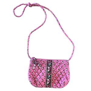 VERA BRADLEY  “Pink Pansy” Crossbody Butterfly Purse- Pink